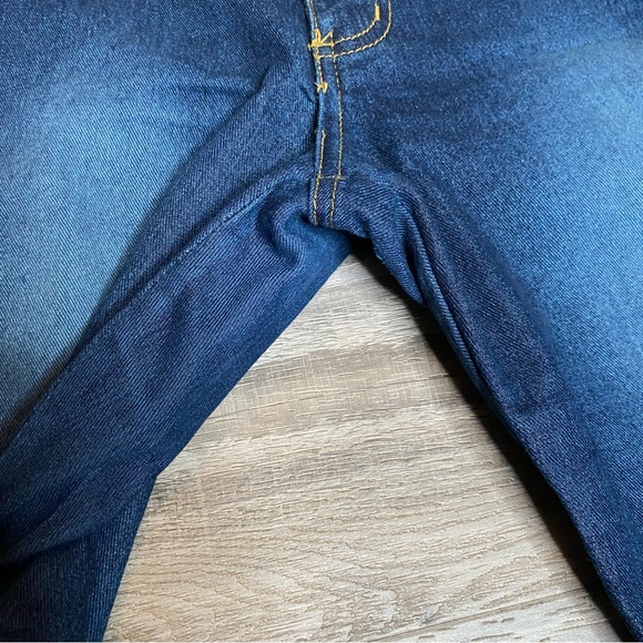 Laser Jeans Y2K Women’s Size 13 Jr. Blue Denim Jeans Bootcut Flare Side Buttons - Picture 7 of 8